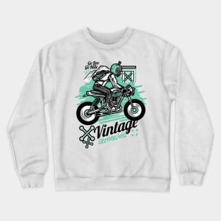 Vintage Dirt Bike Crewneck Sweatshirt